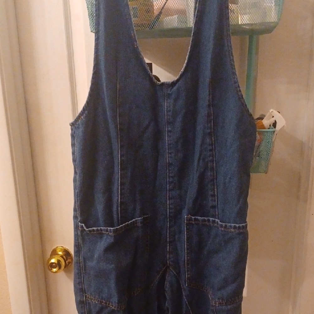 Denim Sleeveless Jumpsuit